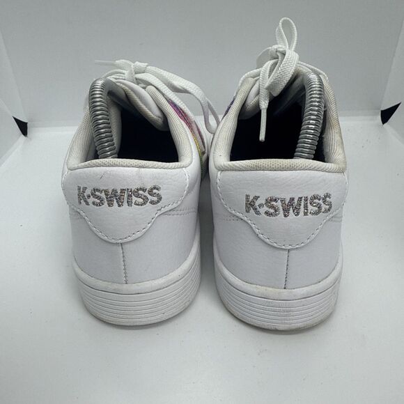 K-Swiss Court Pro II CMF sneakers with a white and pastel rainbow Women’s Size 9 - Picture 4 of 8